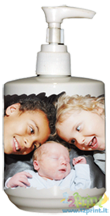 Dispenser sapone con foto