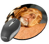 Tappetino mouse tondo con foto