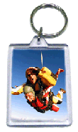 Portachiavi plastica con foto