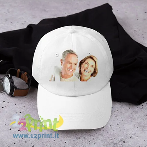 Cappellino personalizzato con foto o logo