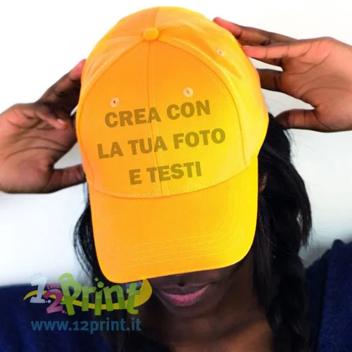 Cappellino personalizzato con foto o logo