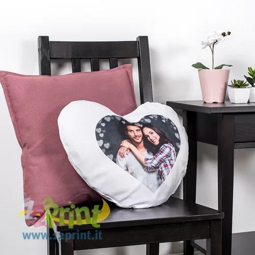 Cuscino Cuore Personalizzato Con Foto