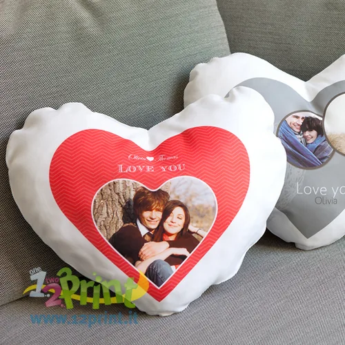 Cuscino Cuore Personalizzato Con Foto