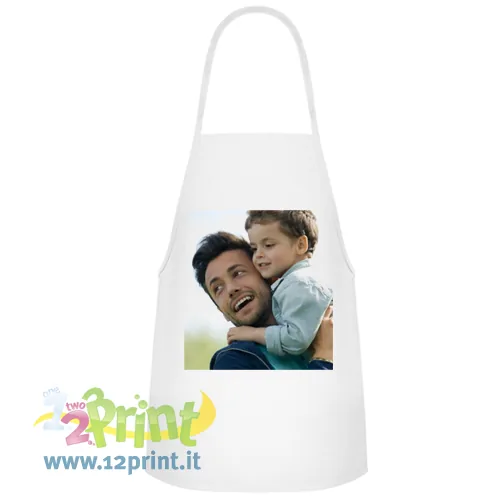 Grembiule da cucina personalizzato con foto