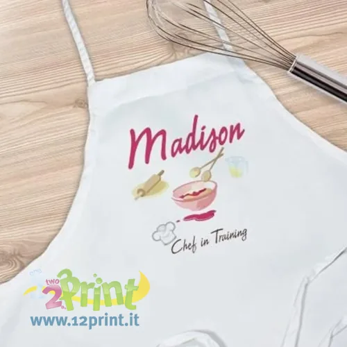 Grembiule da cucina personalizzato con foto