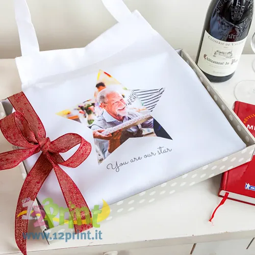 Grembiule da cucina personalizzato con foto