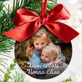 Addobbo Natale Tondo