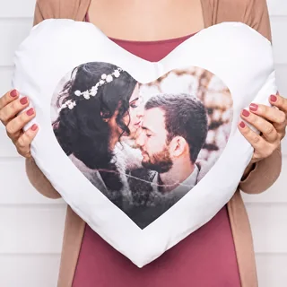 Cuscino Cuore Fronte Retro