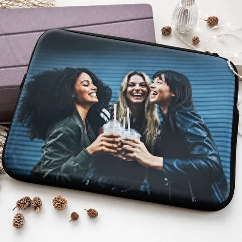 Custodia per laptop personalizzata con foto