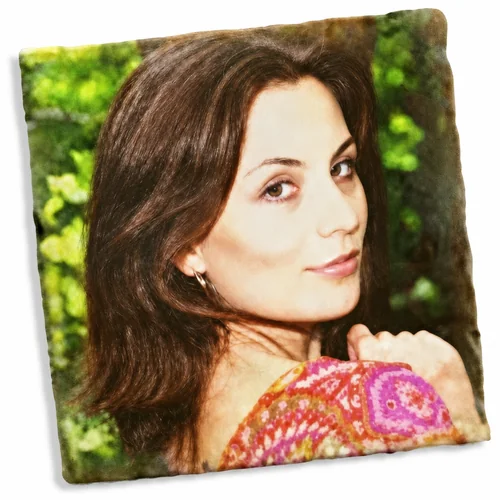 Marmo Botticino 10x10 personalizzato con foto