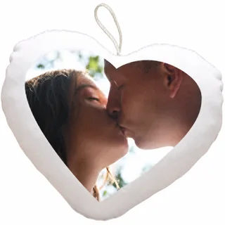 Mini Cuscino Cuore Con Foto