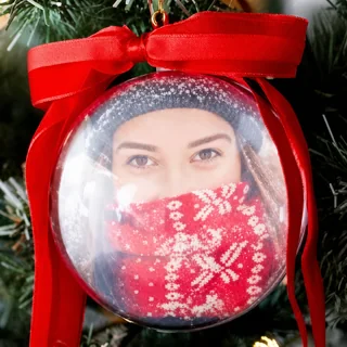 Palla Natale Clear