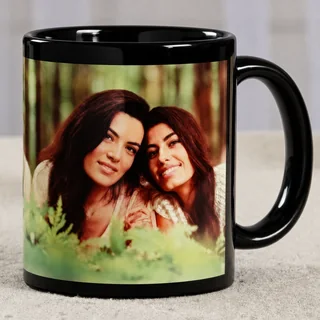 Tazza Nera Con Foto