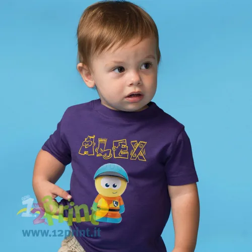Maglietta neonato personalizzata con foto
