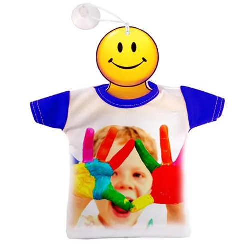 Mini t-shirt personalizzata con foto da appendere