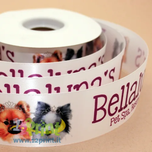 Nastro raso personalizzato