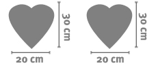 Skin Cuore 20x30
