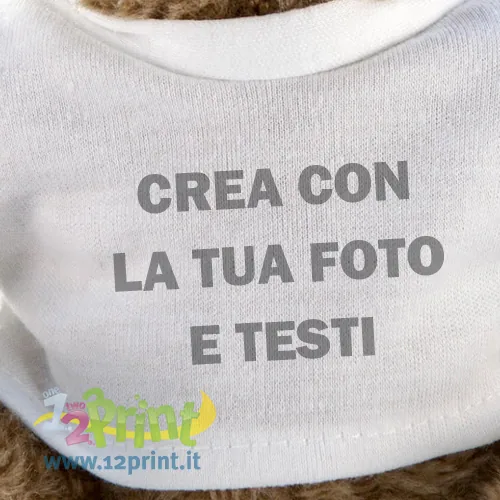Orsetto inglese personalizzato con foto