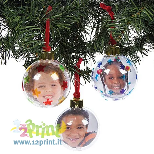 Palla Natale Clear Personalizzata
