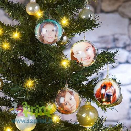 Palla Natale Clear Personalizzata