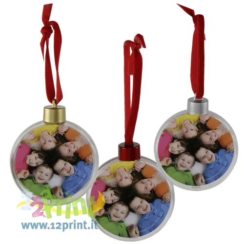 Palla Natale Clear Personalizzata