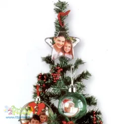 Palla Natale Clear Stella Personalizzata