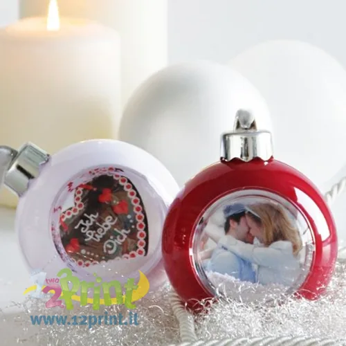 Palla Natale Personalizzata con Foto