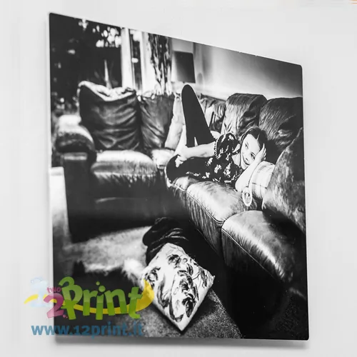 Pannello Chromaluxe in alluminio personalizzato con foto
