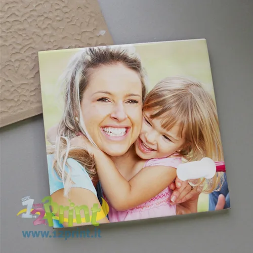 Piastrella in ceramica 15x15 personalizzata con foto