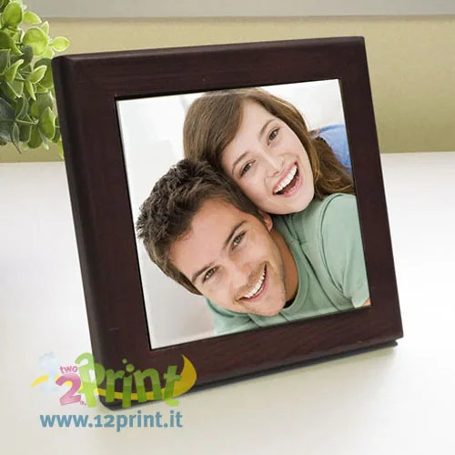 Piastrella 15x15 con cornice personalizzata con foto