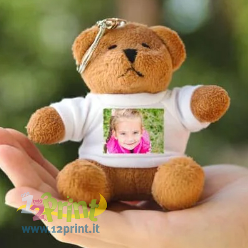 Set Da 2 Portachiavi Personalizzati Con Peluche Morbido – Regalo Divertente Per Donna E Uomo, Multiuso