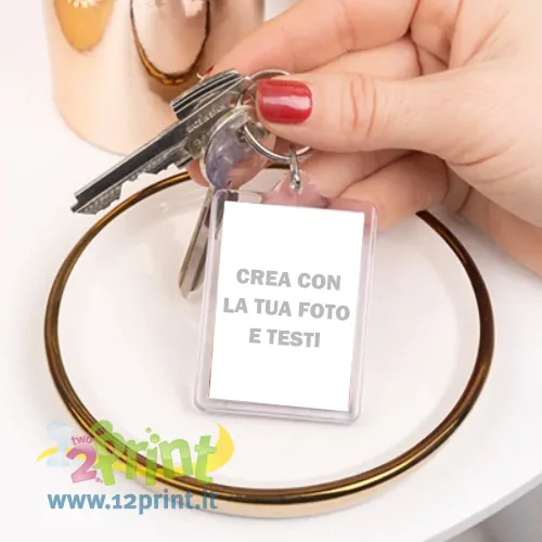 Portachiavi Plastica Personalizzato