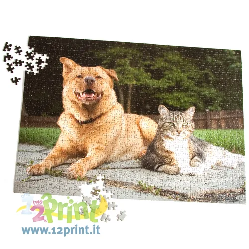 Puzzle 50x70 da 1080 pezzi personalizzato con foto