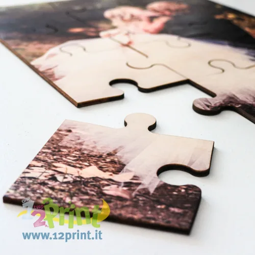 Puzzle in legno 25x36 personalizzato con foto