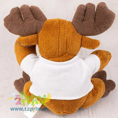 Renna di Natale peluche personalizzata con foto