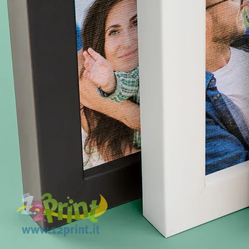 Stampa foto con cornice in legno personalizzata