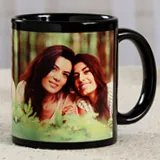 Tazza Nera Con Foto