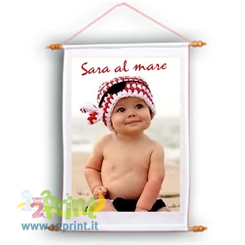 Calendario in tessuto personalizzato con foto