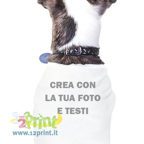 Maglietta per cani personalizzata con foto