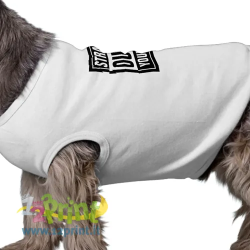 Maglietta per cani personalizzata con foto