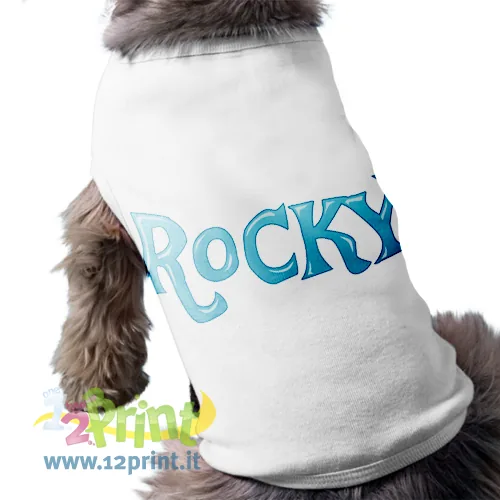 Maglietta per cani personalizzata con foto
