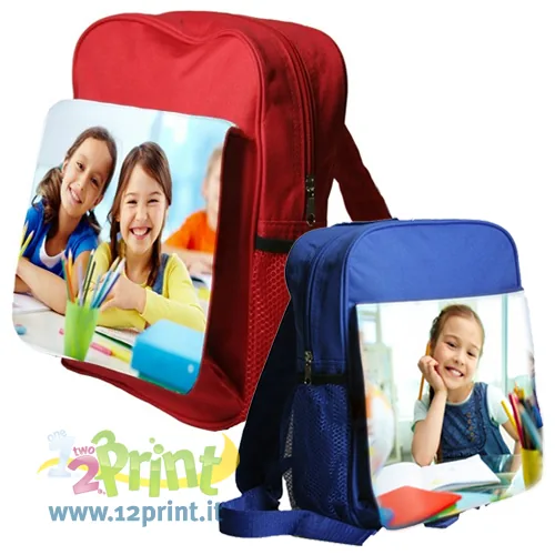 Zaino scuola personalizzato con foto
