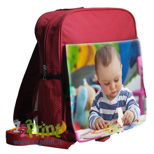 Zaino scuola personalizzato con foto