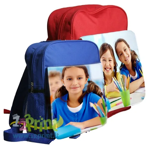 Zaino scuola personalizzato con foto